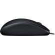 Мышь Logitech B110 Silent, Optical, 1000 dpi, 3 buttons, Ambidextrous, Black, USB