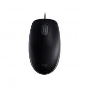 Mouse Logitech B110 Silent, Optical, 1000 dpi, 3 buttons, Ambidextrous, Black, USB