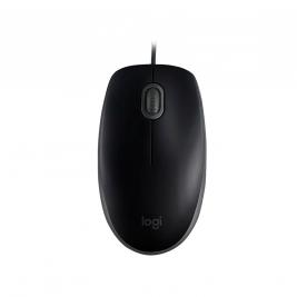 Mouse Logitech B110 Silent, Optical, 1000 dpi, 3 buttons, Ambidextrous, Black, USB