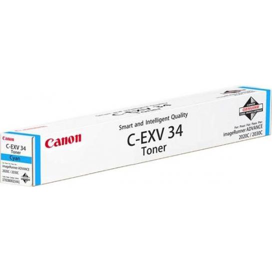 Toner cartridge Canon C-EXV34 Cyan Original