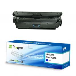 Картридж лазерный HP CF361A/508A/CRG040 Enterprise M552dn/M553dn/M577dn/Canon LBP712Ci/710Cx Cyan 5K Prospect