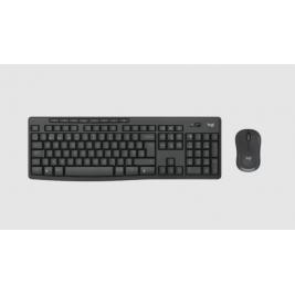 Tastatura + Mouse Wireless Logitech MK370, Media keys,  1000dpi, 3 buttons, 2xAAA/1xAA, 2.4Ghz+BT, EN, Black