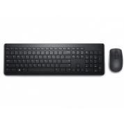 Tastatura + Mouse Wireless Dell KM3322, Multimedia keys, Sleek lines, Compact size, Russian, Black