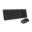 Клавиатура + Мышь Wireless Asus CW100, 12 Fn keys, Slim, Low Profile, Low-noise, 800-1600dpi, 3 buttons, 1xAA/1xAAA, 2.4Ghz, EN/RU, Black