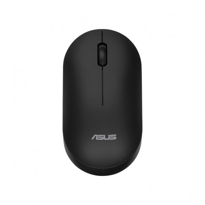 Клавиатура + Мышь Wireless Asus CW100, 12 Fn keys, Slim, Low Profile, Low-noise, 800-1600dpi, 3 buttons, 1xAA/1xAAA, 2.4Ghz, EN/RU, Black