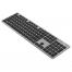 Tastatura + Mouse Wireless Asus W5000, 13 Fn keys, Ultra thin, Metal-like finish, Silent, 800-1600dpi, 3 buttons, 1xAA/2xAAA, 2.4Ghz, EN/RU, Grey