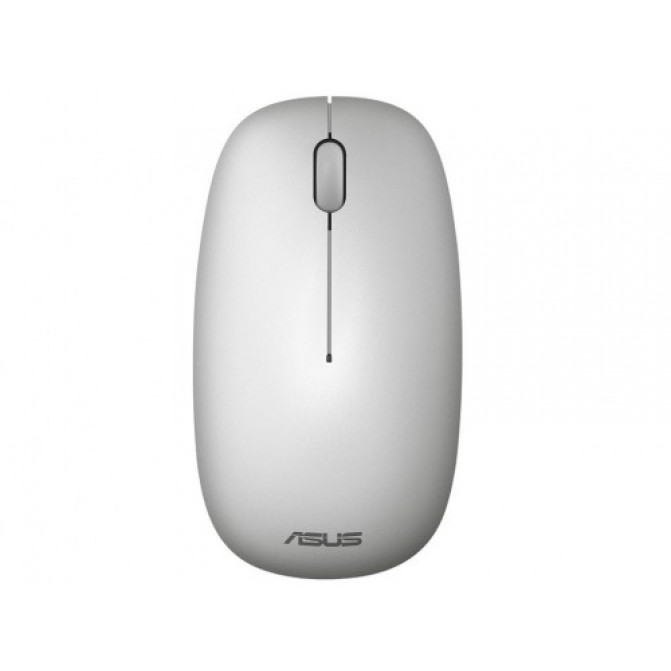 Клавиатура + Мышь Wireless Asus W5000, 13 Fn keys, Ultra thin, Metal-like finish, Silent, 800-1600dpi, 3 buttons, 1xAA/2xAAA, 2.4Ghz, EN/RU, White