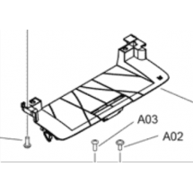 Cartridge door assembly HP MFP M28w/M28a/M15a/M15w RM2-2515-000CN