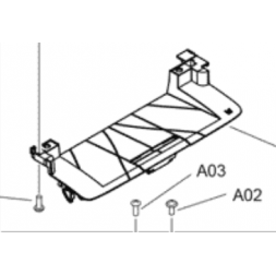 Cartridge door assembly HP MFP M28w/M28a/M15a/M15w RM2-2515-000CN