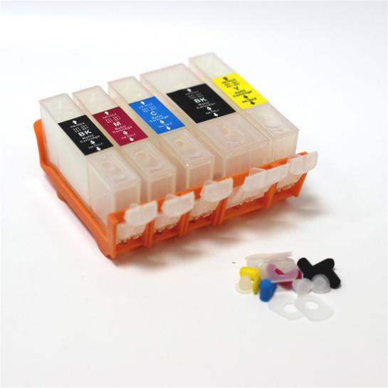 Cartuse reincarcabile pentru Canon IP4600 (CLI-521/PGBK-520)
