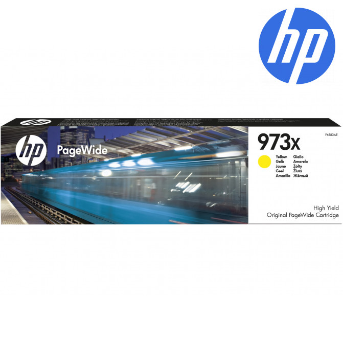 Картридж струйный HP №973X Yellow Original