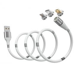 Cablu USB magnetic 3 in 1 Micro USB Type-C