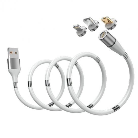 Кабель USB магнитный  3 в 1 Micro USB Type-C