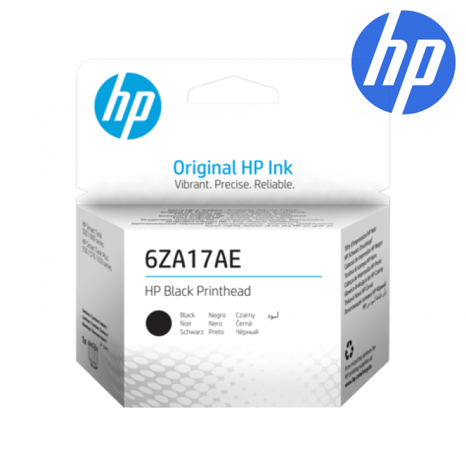 Печатающая головокa HP (6ZA17AE) чёрная  (HP Ink Tank 315/410/415/115/319/419 Smart Tank 500/515/516/519/530/580/581/585/615) Original