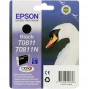 Картридж струйный Epson T08114A/T11114A Black Original