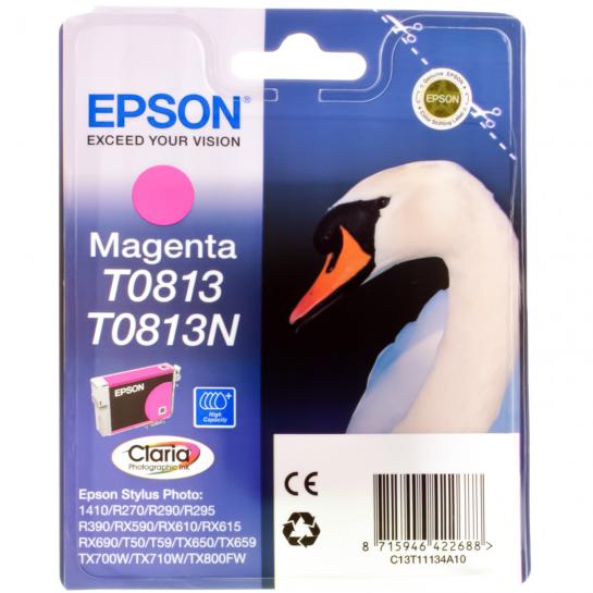 Картридж струйный Epson T08134A/T11134A Magenta Original