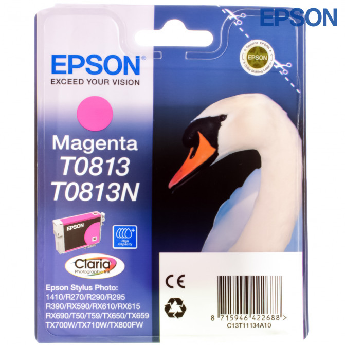 Картридж струйный Epson T08134A/T11134A Magenta Original