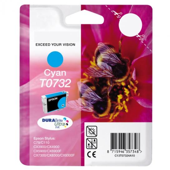 Картридж струйный Epson T10524A10/T07324A Cyan Original