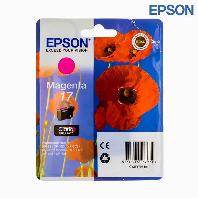 Картридж струйный Epson T17034A10 Magenta Original