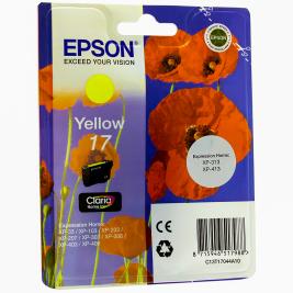 Картридж струйный Epson T17044A10 Yellow Original