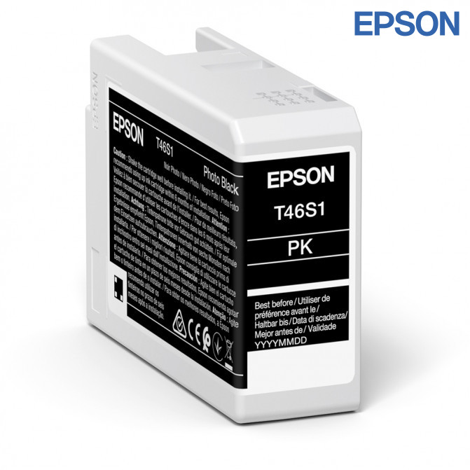 Картридж струйный Epson T46S1 UltraChrome PRO 10 Photo Black Original