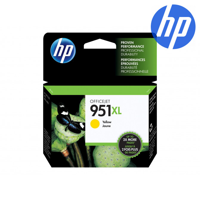 Cartuș cu jet de cerneală HP №951XL (CN048AE BGX) Yellow Original