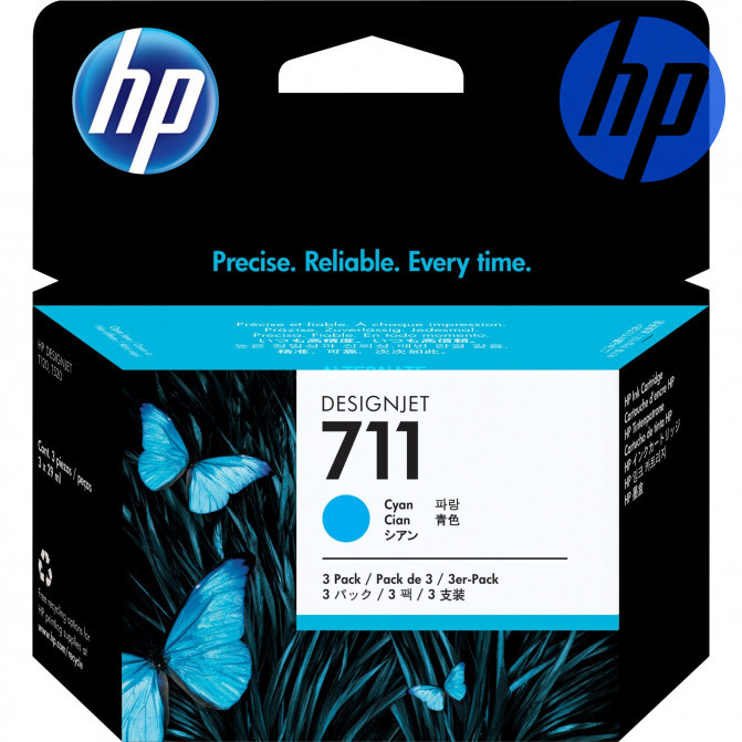 Cartuș cu jet de cerneală HP №711 (CZ130A) Cyan Original