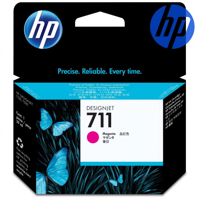 Cartuș cu jet de cerneală HP №711 (CZ131A) Magenta Original