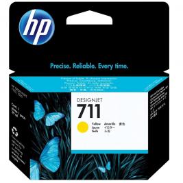 Cartuș cu jet de cerneală HP №711 (CZ132A) Yellow Original