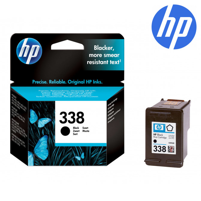 Cartuș cu jet de cerneală HP №338 Black Original