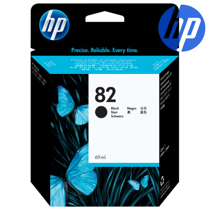 Картридж струйный HP №82 Black Original