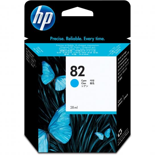 Картридж струйный HP №82 Cyan Original