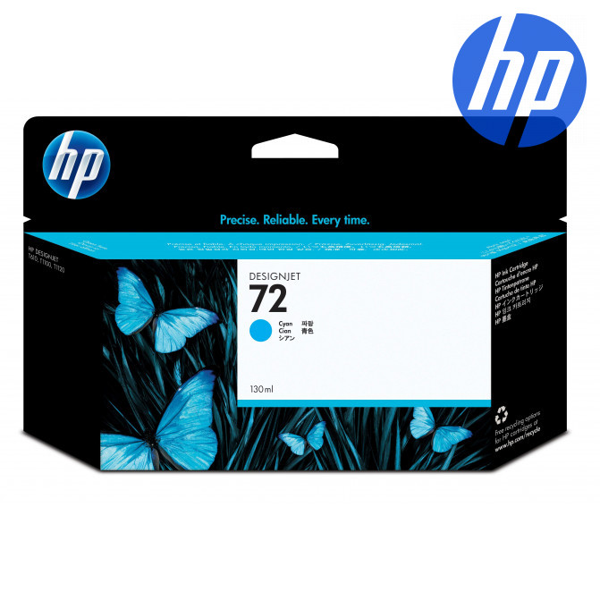 Картридж струйный HP №72 Cyan Original