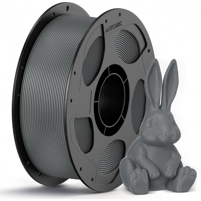 Filament PETG Texture Grey, Anycubic, AHPEGY-102, 1kg pentru imprimanta 3D