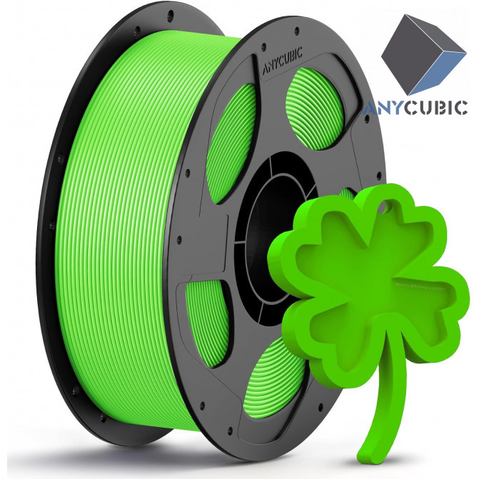 Filament PETG Lime Green, Anycubic, AHPELG-102, 1kg pentru imprimanta 3D