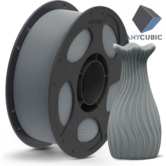Филамент PLA Matte Grey, Anycubic, AHYGGE-101, 1кг для 3D-принтера