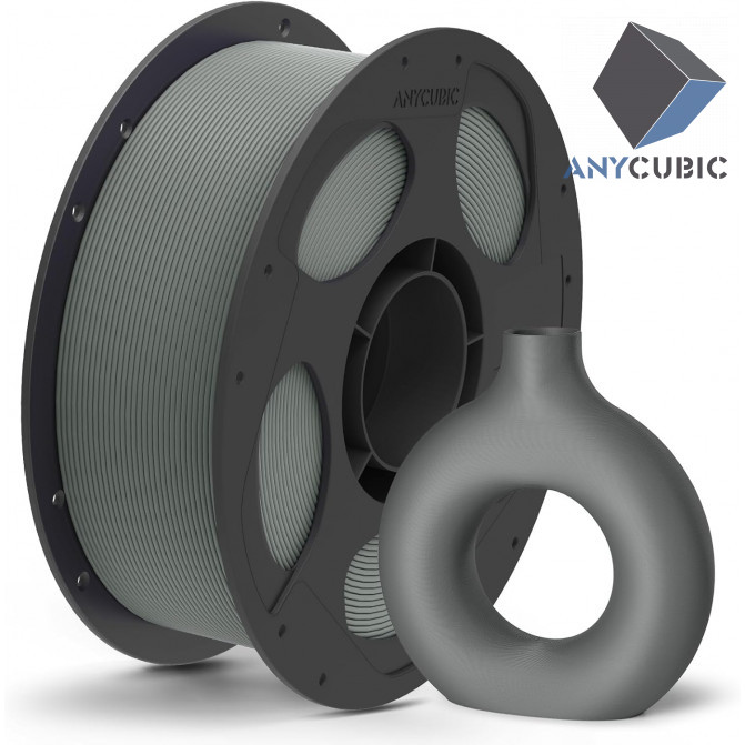 Филамент PLA Matte Nardo Grey, Anycubic, AHYGNG-101, 1кг для 3D-принтера