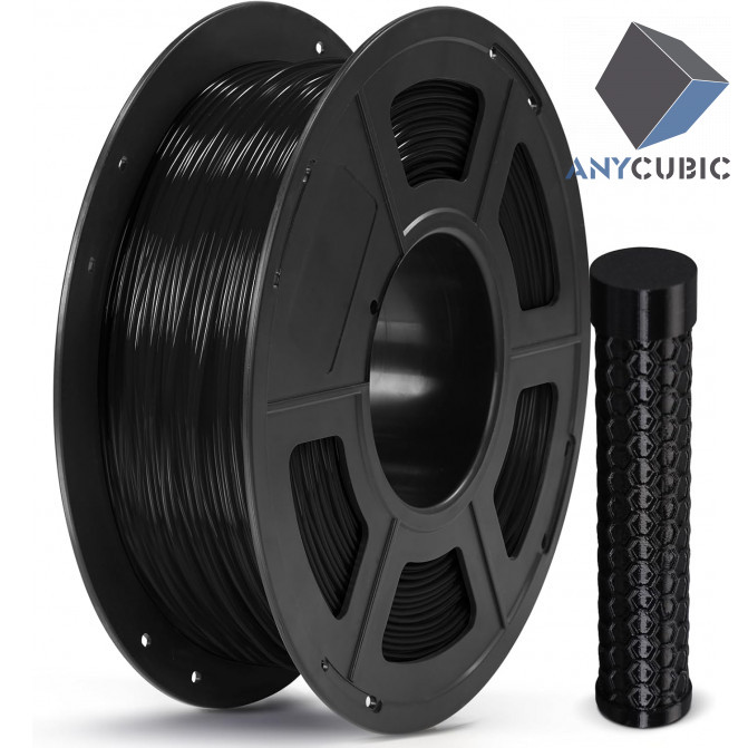 Филамент TPU Black, Anycubic, HTPBK-102, 1кг для 3D-принтера