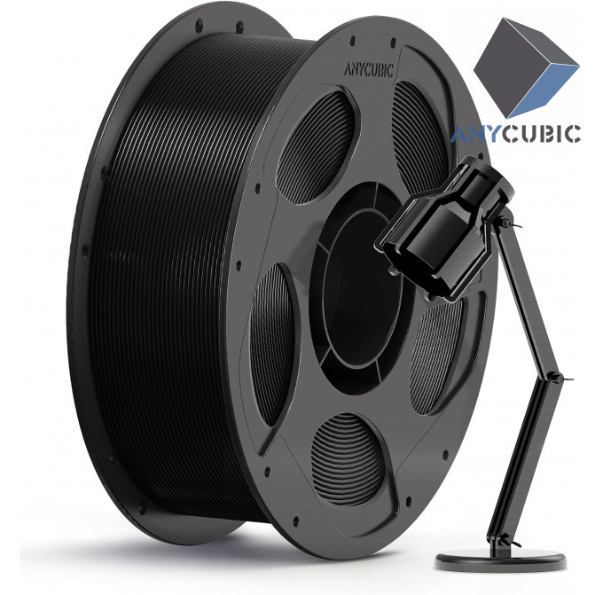 Filament PC Black, Anycubic, Polycarbonate HPCBK-101, 1kg pentru imprimanta 3D