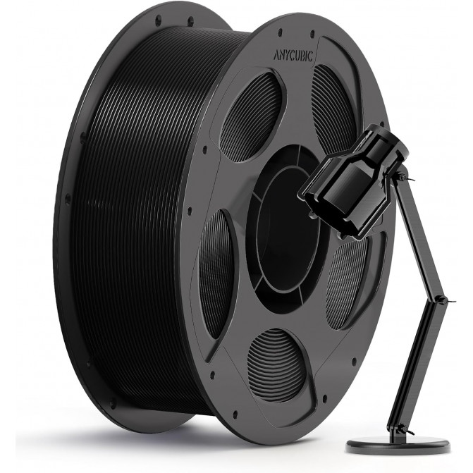 Filament PC Black, Anycubic, Polycarbonate HPCBK-101, 1kg pentru imprimanta 3D