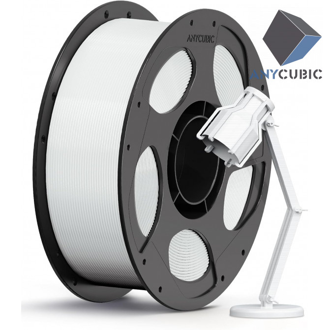 Filament PC White, Anycubic, Polycarbonate HPCWH-101, 1kg pentru imprimanta 3D