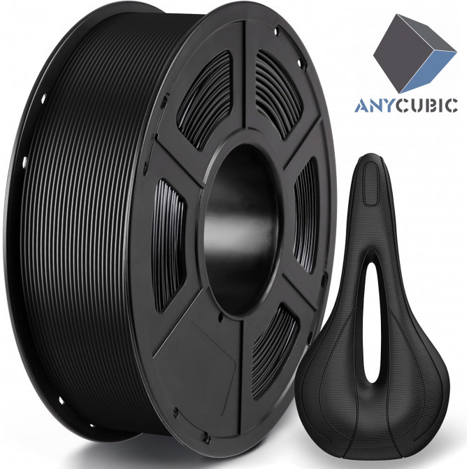 Filament ASA Black, Anycubic, HASBK-103, 1kg pentru imprimanta 3D