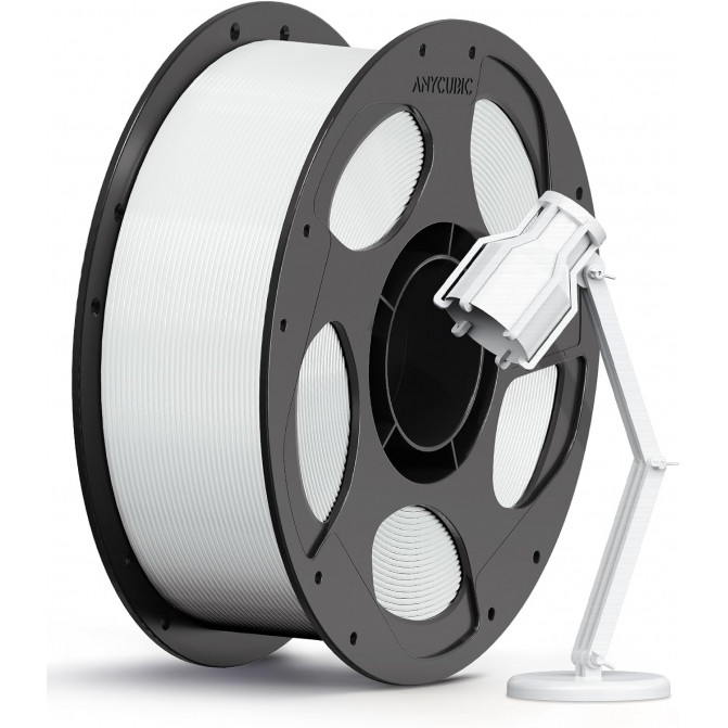 Filament ASA White, Anycubic, HASWH-103, 1kg pentru imprimanta 3D