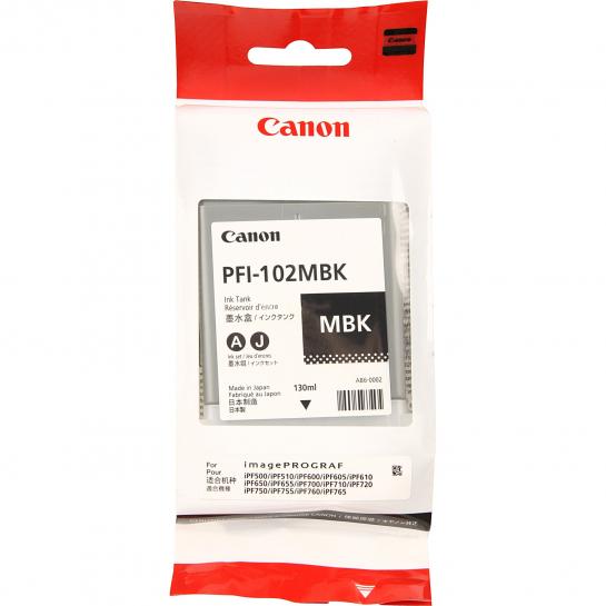 Картридж струйный Canon PFi-102 MBk (130мл)