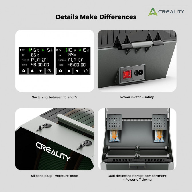 Сушилка для филамента Creality Space Pi Plus Filament Dryer