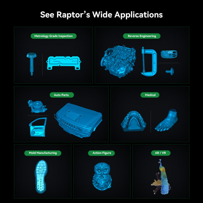 Scanner 3D Creality CR-Scan Raptor