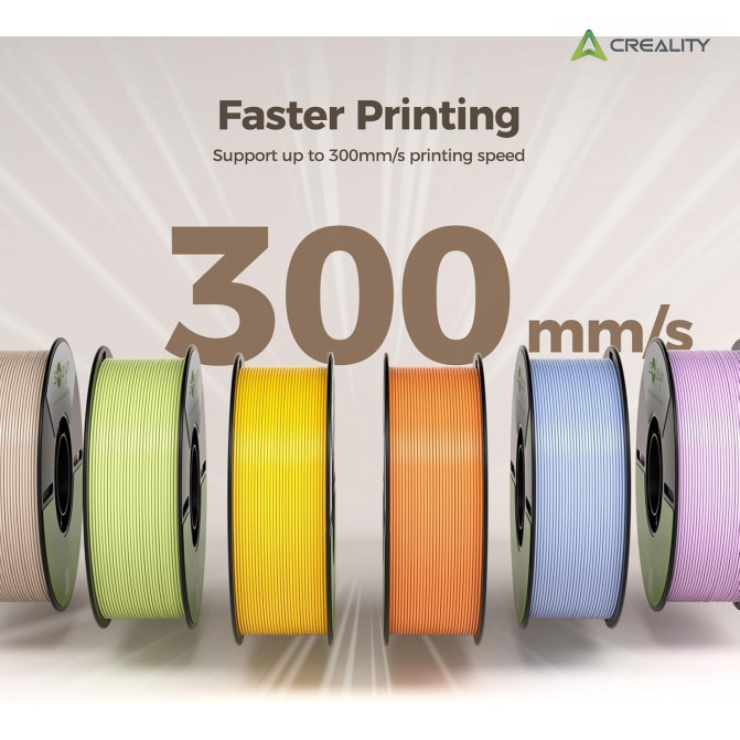 Filament PETG Mangosteen Purple, Creality, Soleyin Basic, 1kg pentru imprimanta 3D