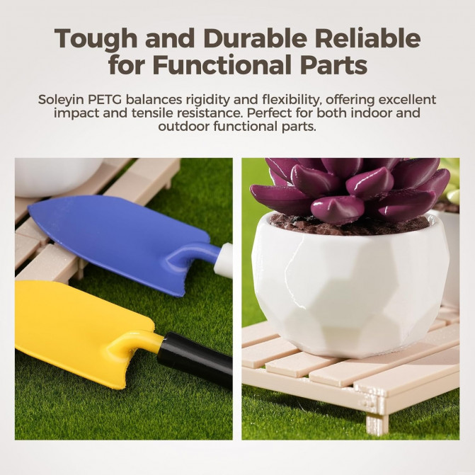 Filament pentru imprimanta 3D Creality Soleyin Basic, PETG, Lavender, 1.75 мм, 1кг