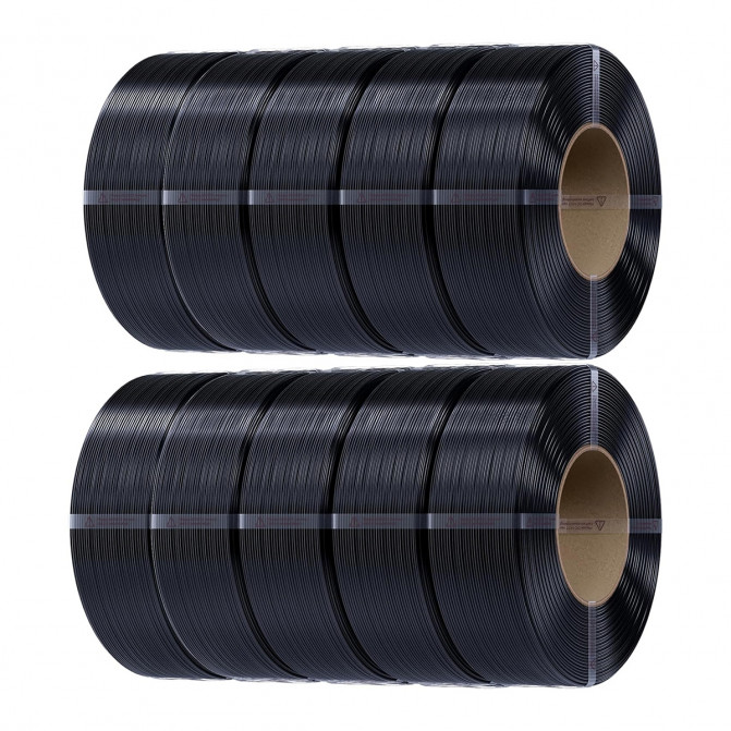 Филамент для 3D-принтера PETG, Creality, CR-PETG, Black x10 (эко-упаковка), 1.75 мм, 10кг