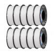 Filament pentru imprimanta 3D Creality, CR-PETG, White x10, 1.75 мм, 10кг